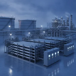 دستگاه آب شیرین کن صنعتی RO با ظرفیت بالا در تأسیسات کارخانه
